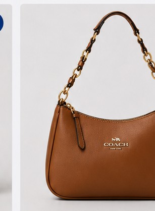 Coach Brown Shoulder Bag