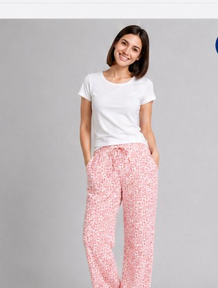 Pink Floral Lounge Pants