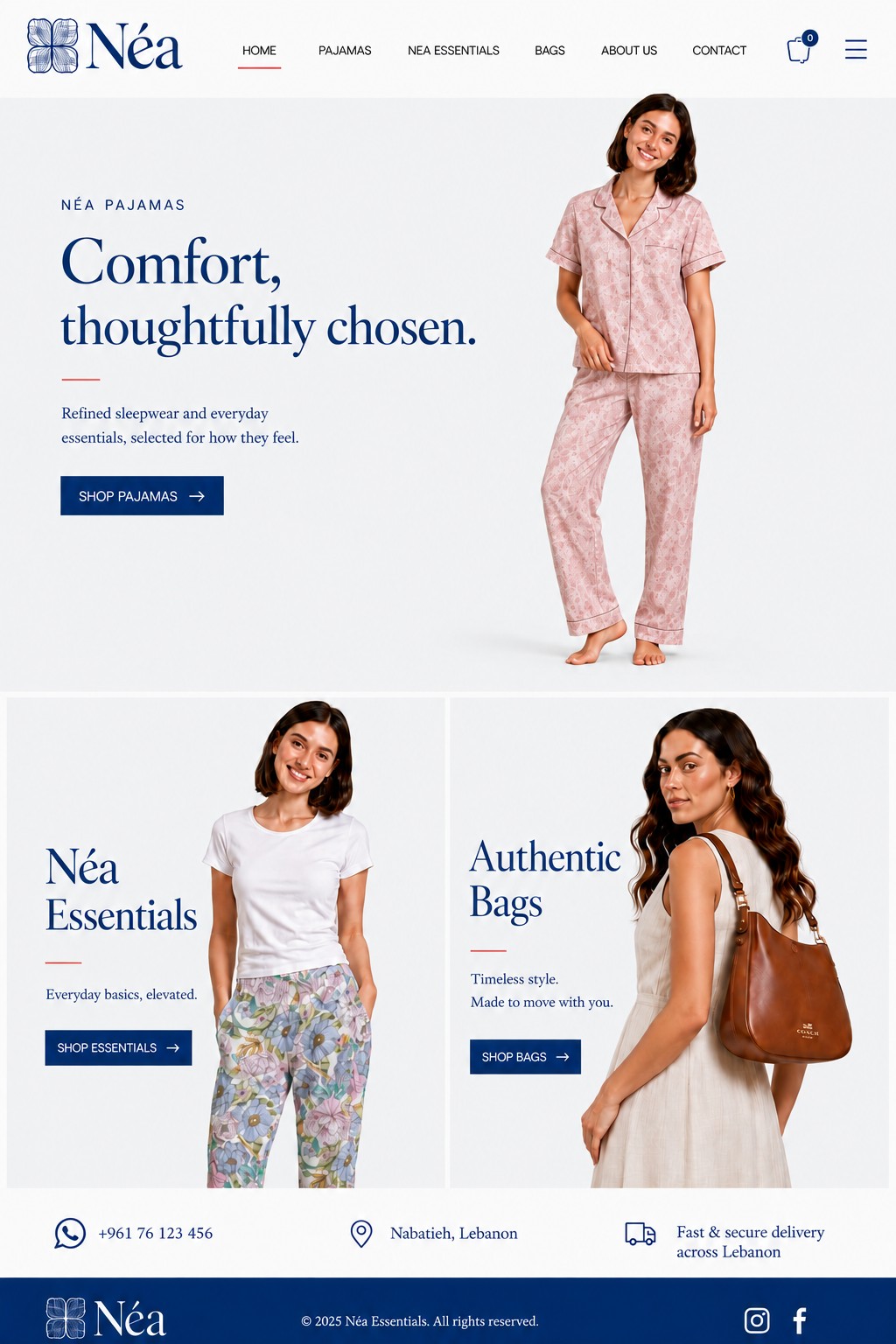 Néa Home page